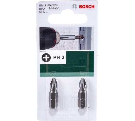 Бита ( PH 2; 25 мм; 2 шт.) Bosch 2609255914