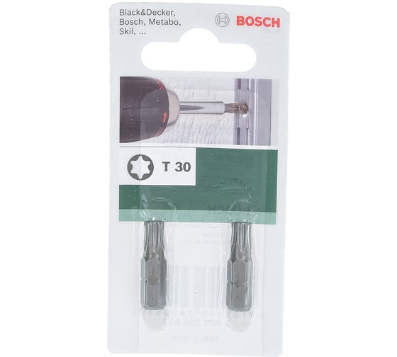 Бита (T30; 25 мм; 2 шт.) Bosch 2609255937 1
