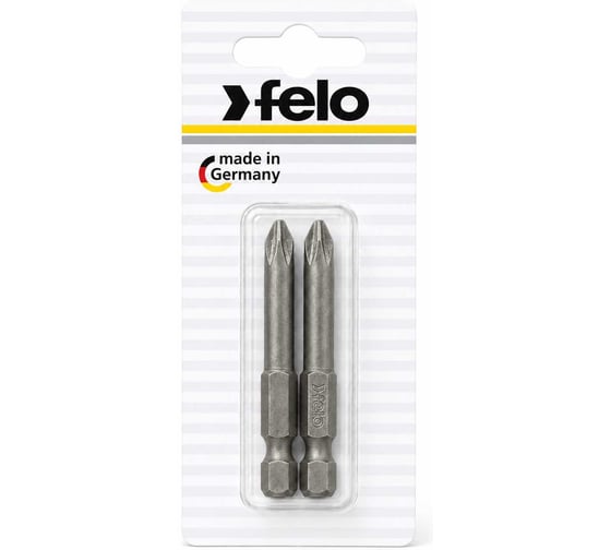Бита крестовая PH 2X50, 2шт Felo 03202536