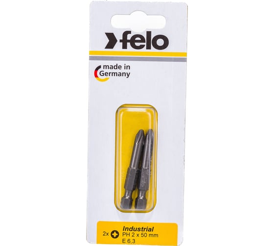 Бита крестовая PH 2X50, 2шт Felo 03202536
