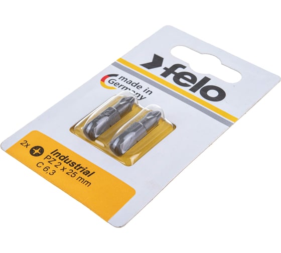 Бита крестовая PZ 2X25, 2шт Felo 02102036