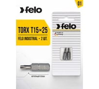 Бита крестовая Torx 10X25, 2 шт Felo 02615036