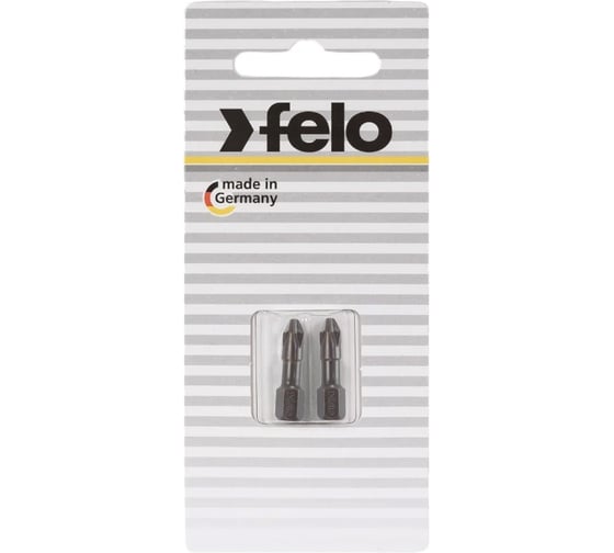 Бита крестовая PZ 1X25, 2шт Felo 02101036