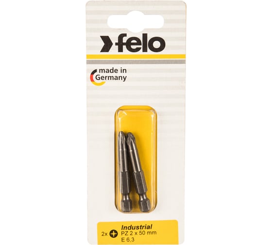 Бита крестовая PZ 2X50, 2шт Felo 03102536