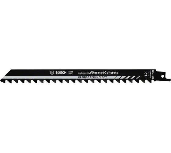 Пилки по бетону S1141HM Endurance for AeratedConcrete, 10 шт. Bosch 2608653282
