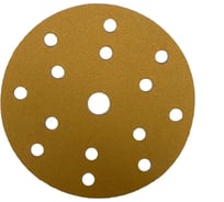 Диск абразивный SAPPHIRE бумажная основа, 150 мм, 15 отверстий, P400, пакет 10 шт VOLCA 10110224040