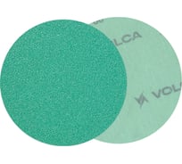 Диск абразивный Emerald пленочная основа, 125 мм, без отверстий, Р80, 100 шт VOLCA 55210104008