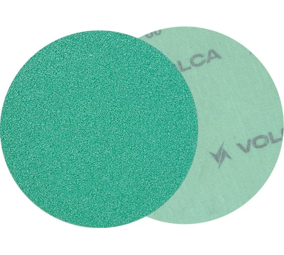 Диск абразивный Emerald пленочная основа, 125 мм, без отверстий, Р80, 100 шт VOLCA 55210104008 1