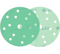 Диск абразивный Emerald пленочная основа, 150 мм, 15 отверстий, Р280, 100 шт VOLCA 55210224028