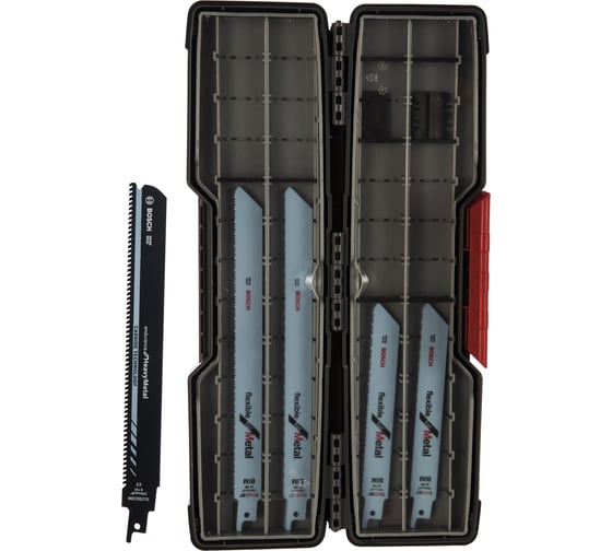 Набор сабельных пилок ToughBox 20+1 Carbide for Metal Bosch 2607011300 1