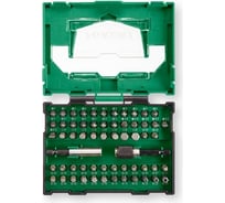 Набор бит 60 предметов, 1/4" ассорти в пластиковом футляре Hikoki 750364