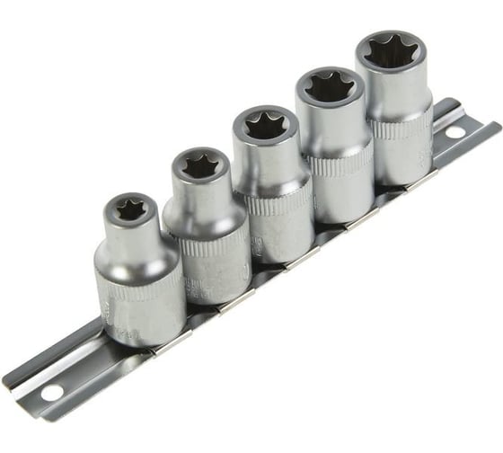 Набор головок 3/8", Е8-Е16, 5 шт. FORCE 3062 1
