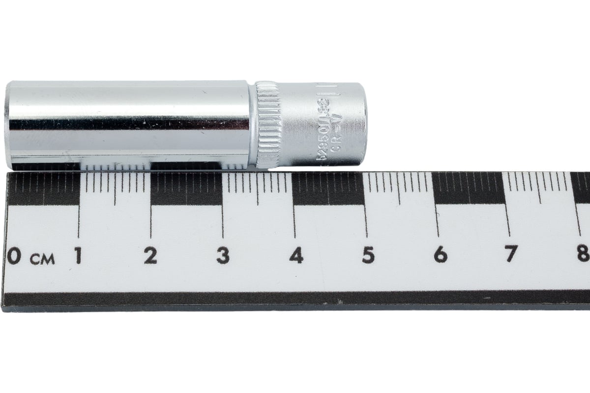 Набор головок 1/4", длинные 12 гранные, дюймовые, на планке,11 шт ...