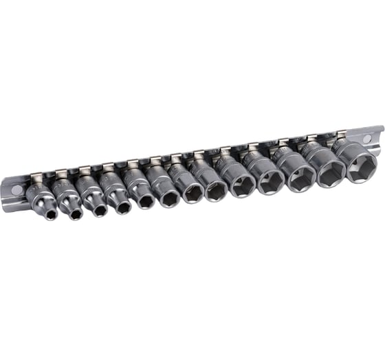 Набор головок 1/4" 6 гранные, 4-14 мм, 13 шт. FORCE 2133-5