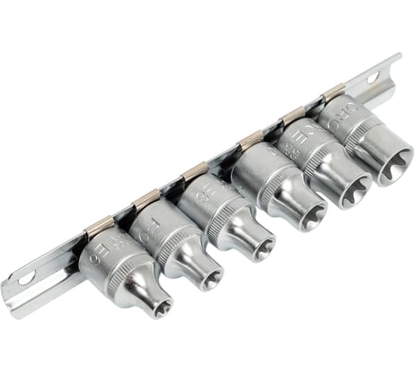 Набор головок 3/8" Е6-Е14, 6 шт. FORCE 3064