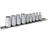 Набор головок 3/8" Е10-Е14; 1/4" Е4-Е8 на планке 9 шт. FORCE 3092 1