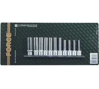 Набор головок 3/8", Е4-Е18, глубокие, 11 шт. FORCE 3112
