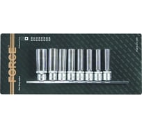 Набор головок 1/2", 77 мм, Е10-Е24, 8 шт. FORCE 4083