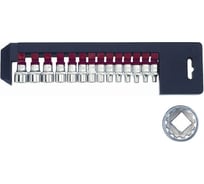 Набор универсальных коротких головок 1/4", Spline, 3,2-14 мм, 14 шт. FORCE 2144Q