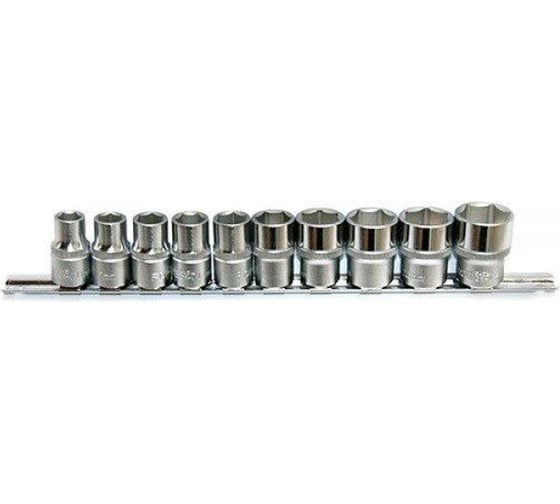 Набор шестигранных дюймовых головок 1/2", 10 шт. SAE FORCE 4106S
