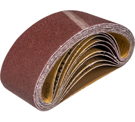 Лента абразивная бесконечная (10 шт; 75x533 мм; P 60) MATRIX 74230