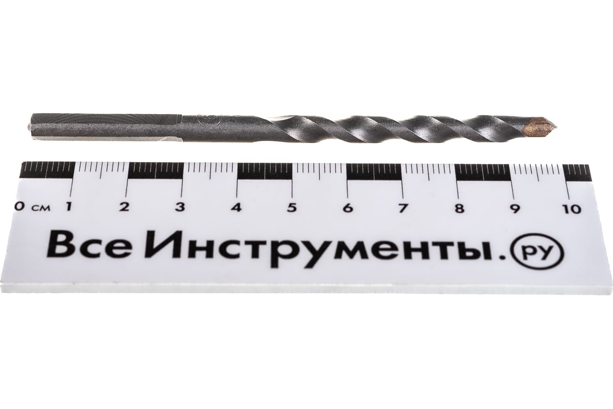 Сверло по бетону 3-гранный хвостовик (6x100х60 мм) MATRIX 70704 ...