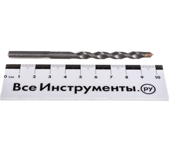Сверло по бетону 3-гранный хвостовик (6x100х60 мм) MATRIX 70704