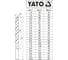 Набор сверл по металлу CO-HSS 19 предметов, 1-10 мм YATO YT-41604 3