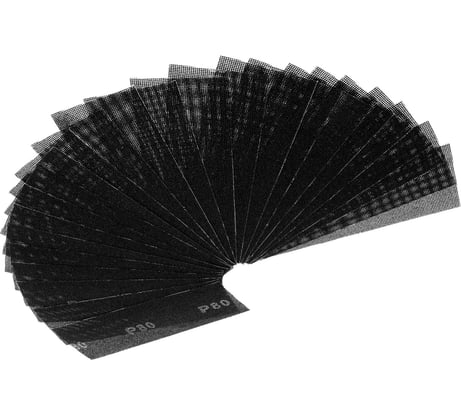 Сетка абразивная MASTER (25 шт; 106х280 мм; P80) MATRIX 75168