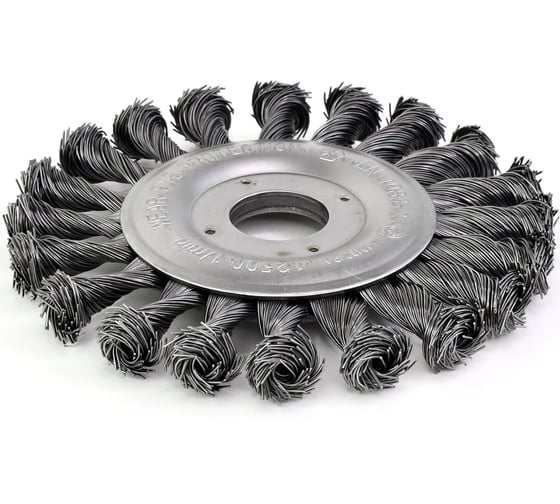 Щетка дисковая жгутовая 125x12x22.2 мм, ворс сталь 0.50 мм OSBORN 631.151-0228