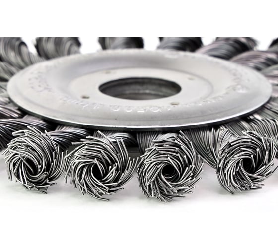 Щетка дисковая жгутовая 125x12x22.2 мм, ворс сталь 0.50 мм OSBORN 631.151-0228