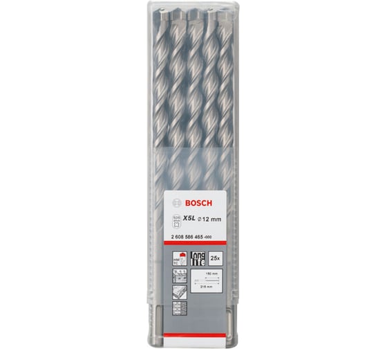 Бур по бетону SDS plus-7 (12x150x215 мм; 25 шт.) Bosch 2608586465