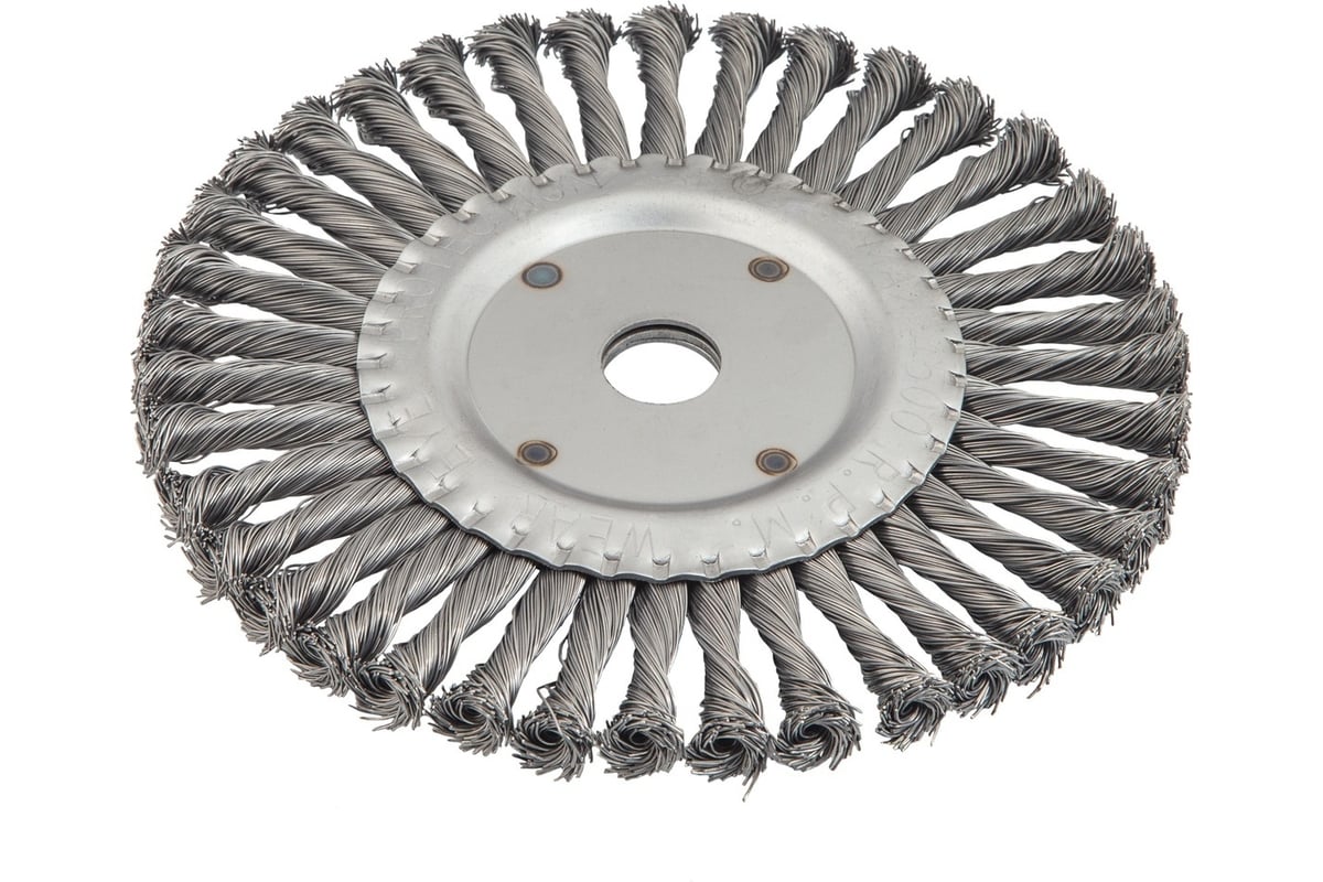 Щетка дисковая 175x22 мм, витая, сталь для УШМ ТРЭЛ br00007 - выгодная ...