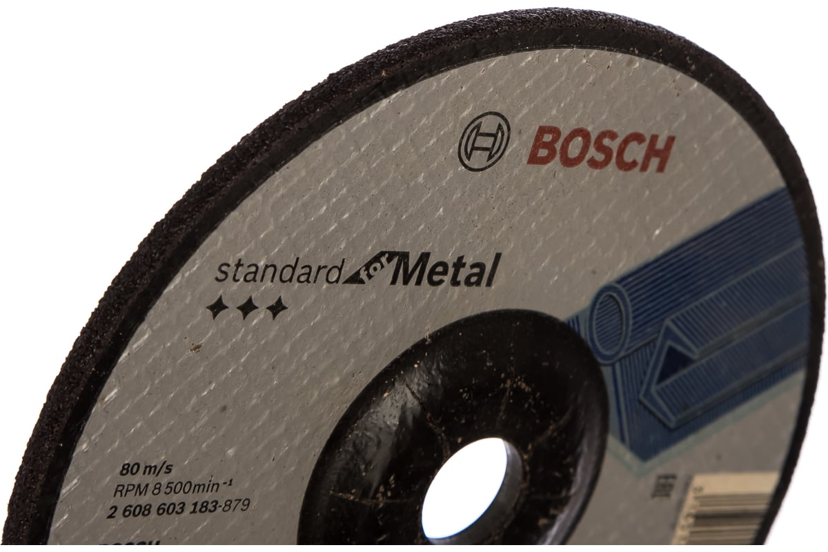 Круг обдирочный Standard по металлу (180x6х22.2 мм) Bosch 2608603183 ...