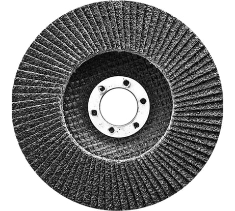 Круг лепестковый торцевой, конический (180x22.2 мм; P60) СИБРТЕХ 74096