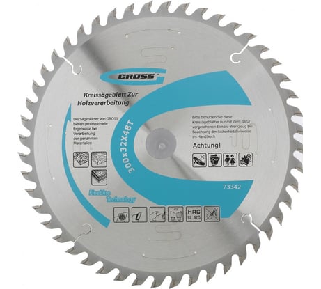 Пильный диск по дереву 300x32 мм, 48Т GROSS 73342