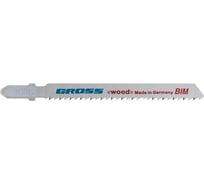 Полотна для электролобзика Profi, 2 шт. (3101F - T101BF) GROSS 78282