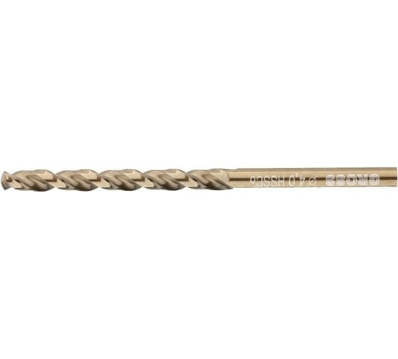 Сверло спиральное по металлу, 4,0 мм, HSS-Co GROSS 72312 1