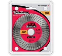 Диск алмазный Super turbo 115x22.23x8х2 мм, сухой рез DIAFORCE 502115