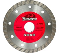 Диск алмазный Turbo 115x22.23x8х2 мм, сухой рез DIAFORCE 501115