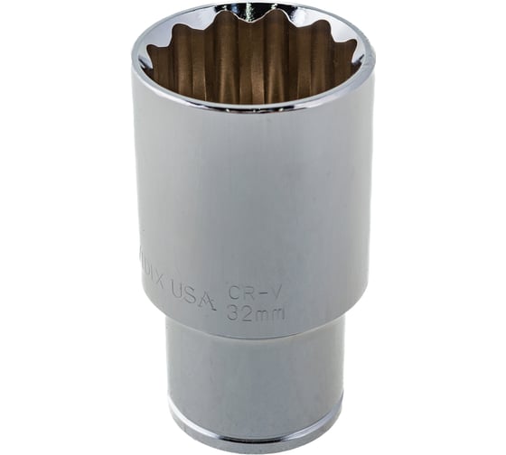 Головка торцевая 12-гранная удлиненная (32 мм; 1/2DR) BOVIDIX 5050324