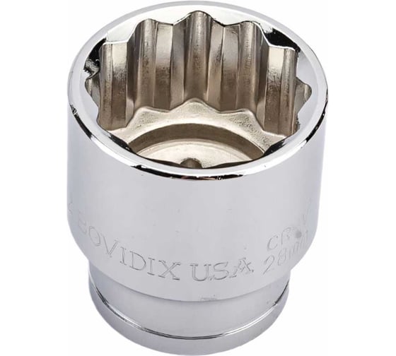 Головка торцевая 12-гранная (28 мм; 1/2DR) BOVIDIX 5040321