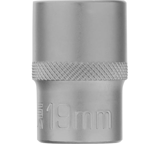 Головка торцевая 12-гранная (19 мм; CrV; 1/2DR) STELS 13665