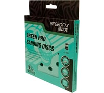 Диск шлифовальный на бумажной основе 137 Green Alo P80, 150 мм, 15 отверстий, 10 шт SANDWOX 137.150.080.15-10