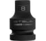 Головка ударная шестигранная (8 мм; CrMo; 1/2DR) STELS 13900 3