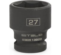 Головка ударная шестигранная (27 мм; CrMo; 1/2DR) STELS 13928