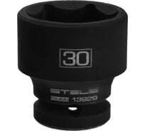 Головка ударная шестигранная (30 мм; CrMo; 1/2DR) STELS 13929