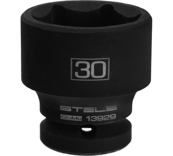 Головка ударная шестигранная (30 мм; CrMo; 1/2DR) STELS 13929 1