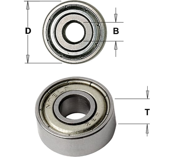 Подшипник (19х12.7x4 мм) CMT 791.011.00 1