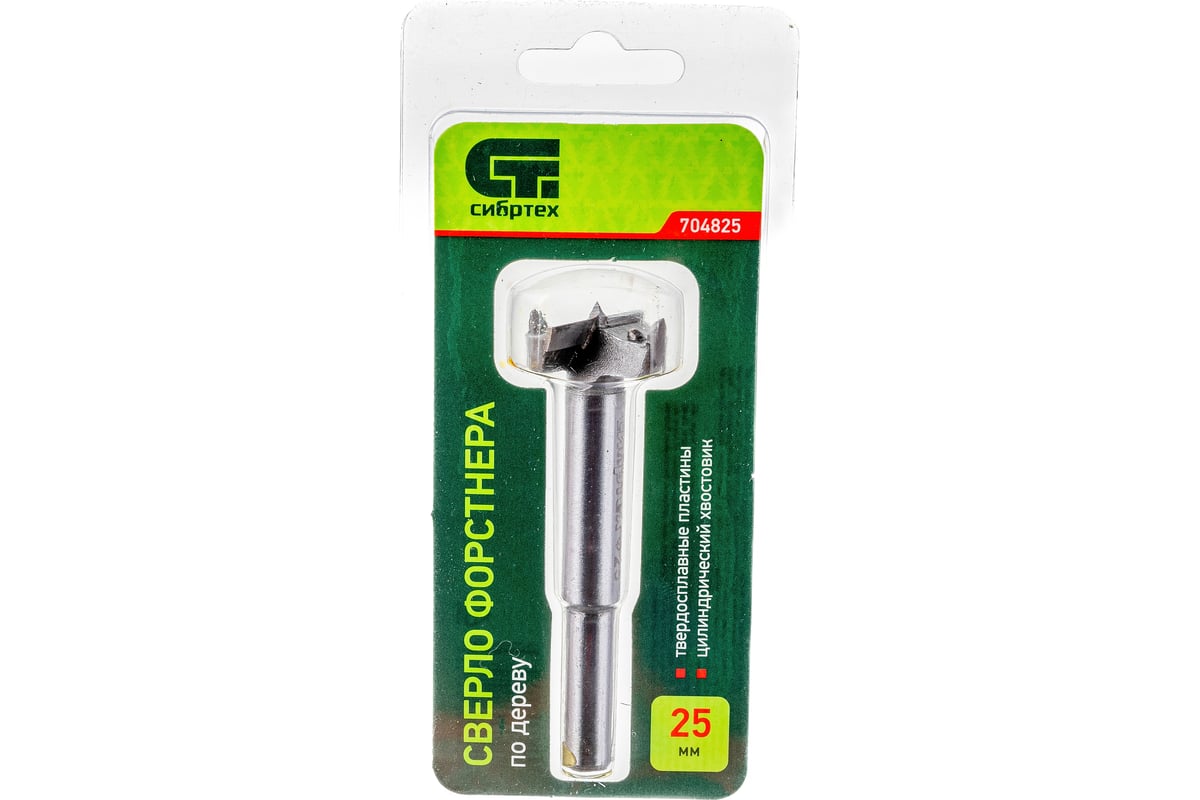 Сверло Форстнера по дереву (25х77 мм) СИБРТЕХ 704825 - выгодная цена ...